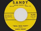 Rare Alabama Rocker DARRYL VINCENT Wild, Wild Party SANDY 1020 M- Listen Now