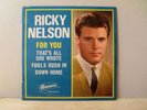 * * * RARE 45t EP Ricky NELSON 