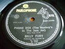 BILLY FURY-  NEW ZEALAND ISSUE  - PHONE BOX  / ANY MORNING NOW- CIRCA 1968