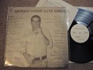 LEONARD COHEN Live Songs #KC31724 LP * RARE TEST PRESS PRESSING * VG++