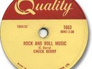 CHUCK BERRY Rock'N Roll 78 RPM Record. Rock and Roll Music