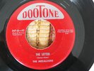 RARE DOO WOP 45 rpm THE MEDALLIONS on DOOTONE lb 1st Press LETTER / BUICK 59