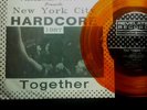 New York City Hardcore 1987 Together NYHC orange vinyl sick of it all sxe kbd