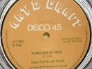 TONY TUFF & JAH STICH Rumours Of War on ART & CRAFT   roots 12
