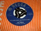The Knack 1965 UK Decca 45 - It's love baby (24 hours a day) / Time, Time, Time