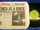 Jethro Tull, Thick As A Brick, Orig UK Fold Out Newspaper LP, EX, 1st Pressing