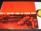 BILLY TAYLOR At Town Hall LP '57 original PRESTIGE dg 50th st RVG
