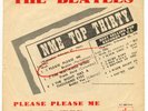THE BEATLES 1st Press  EP 45 Spain PS  PLEASE PLEASE ME  1963  Green label