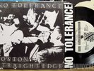 NO TOLERANCE Boston Straight Edge 7 stop and think & demo mental crunch time lp