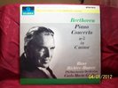 COLUMBIA SAX 2543 1st S/c Beethoven Piano Cto 3/RICHTER-HAASER/Giulini/PO LP