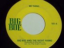 JAMES ROBINSON FUNKY NORTHERN SOUL BIG BOE & THE NIGHTHAWKS 45 RECORD