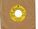 rare 50s rockabilly 45 Chuck and Bill Way Out There BRUNSWICK DJ COPY