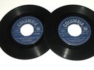 2 Columbia 45 RPM Greek Records - Made in Greece  #SCDG 2555 & SCDG 2558   EX
