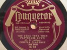 Cripple Clarence Lofton-You Done Tore Your Playhouse Down-Conqueror 8758-Listen