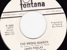 NORTHERN SOUL 45 RPM - JAMES PHELPS on FONTANA RECORDS (PROMO)