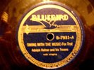 78RPM-ADOLPH HOFNER & TEXANS-BLUEBIRD 7931-SWING WITH THE MUSIC-KEEP OLD GUITAR