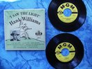 HANK WILLIAMS double 45 EP I SAW THE LIGHT 8 DIFFERENT SONGS THAN SINGLE VERSION