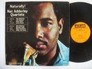 NAT ADDERLEY QUARTETS Naturally LP on Jazzland Mono BGP