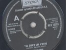 Northern Soul UK 45 YVONNE BAKER/BOBBY PARIS 'You didn't say a word/Night Owl'