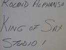 LP / ROLAND ALPHANSO / KING OF SAX