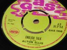 7 inch RARE ENGLISH TALK - ALTON ELLIS