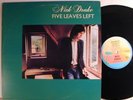 NICK DRAKE - FIVE LEAVES LEFT  ISLAND  ILPS 9105   GREAT CONDITION