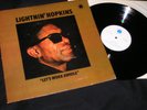 LIGHTNIN HOPKINS RARE ALBUM BLUE HORIZON MONO 2431005LETS WORK AWHILE A1/B1 EX C