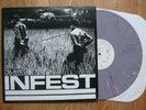 Infest - Slave LP. Purple Deep Six reissue. No Comment Crossed out Spazz LARM