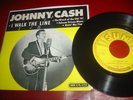JOHNNY CASH  I WALK THE LINE 7 INCH VINYL EP SUN RECORDS
