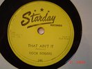 ROCK  ROGERS ,ROCKABILLY ,78 LITTLE ROCK ROCK,SCARCE ,L-V+++/VINYL V-VG