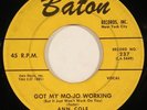 ANN COLE “Got My Mojo Working” rhythm blues mod soul 45 on BATON nice HEAR