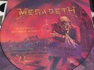 Megadeath rare picture disc album Peace Sells LP Mustaine Metallica Heavy Rock