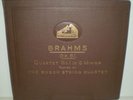 78rpm BRAHMS Op. 51 Quartet No. 1 in C Minor BUSCH STRING QUARTET HMV Set#173
