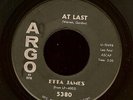 ETTA JAMES - AT LAST/I JUST WANT TO MAKE LOVE TO YOU -'60 ARGO R&B CLASSIC/BLACK