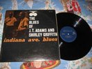 BLUES OF JT ADAMS AND SHIRLEY GRIFFITH LP BLUESVILLE 1964 BV 1077 RVG RARE VG++