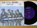 THE BEACH BOYS - RARE PS/45 - TEN LITTLE INDIANS - SWEDEN