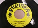 PAUL SINCLAIRE NATURALIZATION FLAMES RECORDS 7 INCH RARE REGGAE