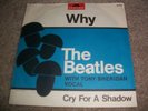 BEATLES - Cry For A Shadow b/w Why - RARE PICTURE SLEEVE 45 GERMAN IMPORT