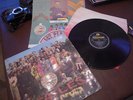 Beatles Sgt. Peppers Lonely Hearts Club Band Parlophone with Sgt Pepper Cut Outs