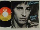 BRUCE SPRINGSTEEN rock 45 W/PS HELD UP WITHOUT A GUN/HUNGRY HEART CBS VG+