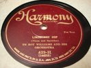 TE ROY WILLIAMS Lindbergh Hop/Oh Malinda HARMONY 439