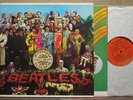 THE BEATLES Sgt. Pepper's Lonely Hearts Club Band LP orange Capitol w/ cut-outs
