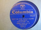Pre-War 78:  Ruth Etting on Blue Columbia 2955, What About Me, clean