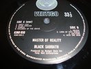 BLACK SABBATH MASTER OF REALITY ALBUM WITH POSTER