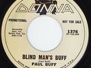 Paul Buff (Frank Zappa) on DONNA RECORDS Blind Man's Buff ^ Slow Bird VG to VG+