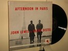 JOHN LEWIS-SACHA DISTEL-AFTERNOON IN PARIS- 1957 FRENCH LP-JAZZ-BARNEY WILEN