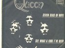 QUEEN-SEVEN SEAS OF RHYE-EXTRA RARE ORIGINAL DIFFERENT YUGOSLAV PS 45rpm 1974