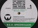 REO SPEEDWAGON – ROBERT W. MORGAN, SPECIAL OF THE WEEK radio show promo lp