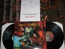 IRON MAIDEN - VIRTUAL XI - EMI UK 1998 ORIG 2LP SET + AUTOGRAPHED CARD