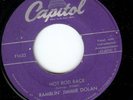 RAMBLIN' JIMMIE DOLAN - HOT ROD RACE / I'LL SAIL MY SHIP ALONE - CAPITOL 45RPM